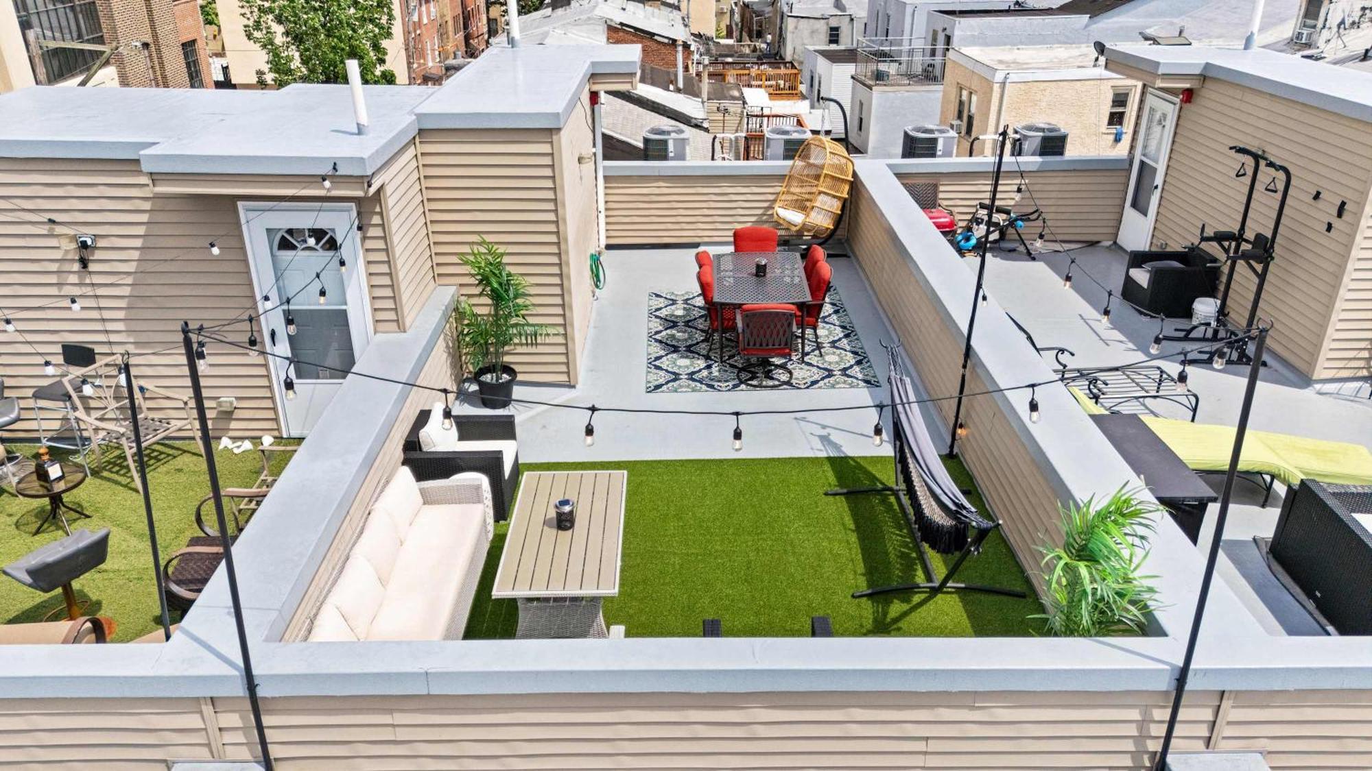 Villa Brand New Dbl Unit Roofdeck Outdoor Patio Filadelfia Exterior foto